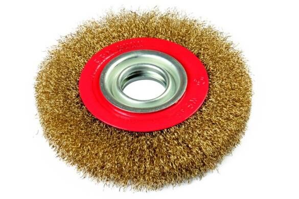 SAÇAKLI DAİRE TEL FIRÇA  125 mm / 150 mm / 175 mm / 200 mm  ARASI TÜM ÖLÇÜLER 200 mm