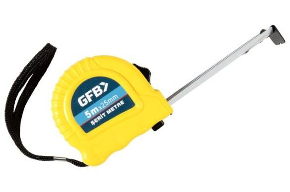 ÇELİK ŞERİT METRE 3 METRE / 10 METRE ARASI TÜM ÖLÇÜLER 5 * 25 mm