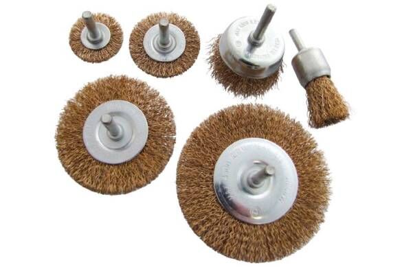 PİMLİ TEL FIRÇA SETİ - 6 PARÇA