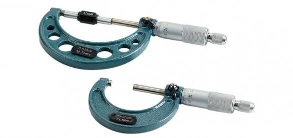 DIŞ ÇAP MİKROMETRESİ 0 - 25 * 0.01 mm / 400 - 500 mm ARASI TÜM ÖLÇÜLER 400 - 500 * 0.01 mm