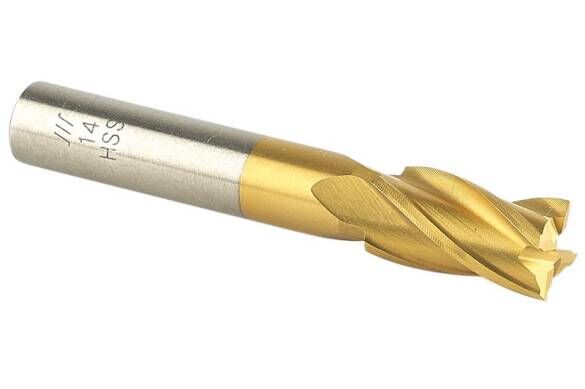 HSS 4 AĞIZLI TİTAN PARMAK FREZE 3 mm / 32 mm ARASI TÜM ÖLÇÜLER 4 mm