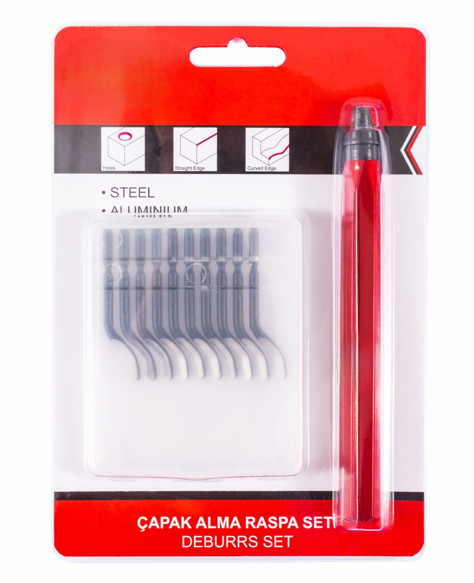 Çapak Alma Raspa Seti