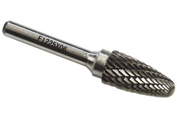 KARBÜR KALIPÇI FREZE F KÜRE UÇLU ÇAM TÜM ÖLÇÜLER F 12 * 25 * 06
